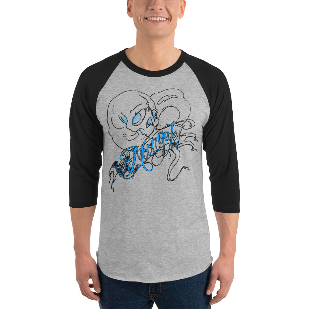 3/4 sleeve raglan shirt