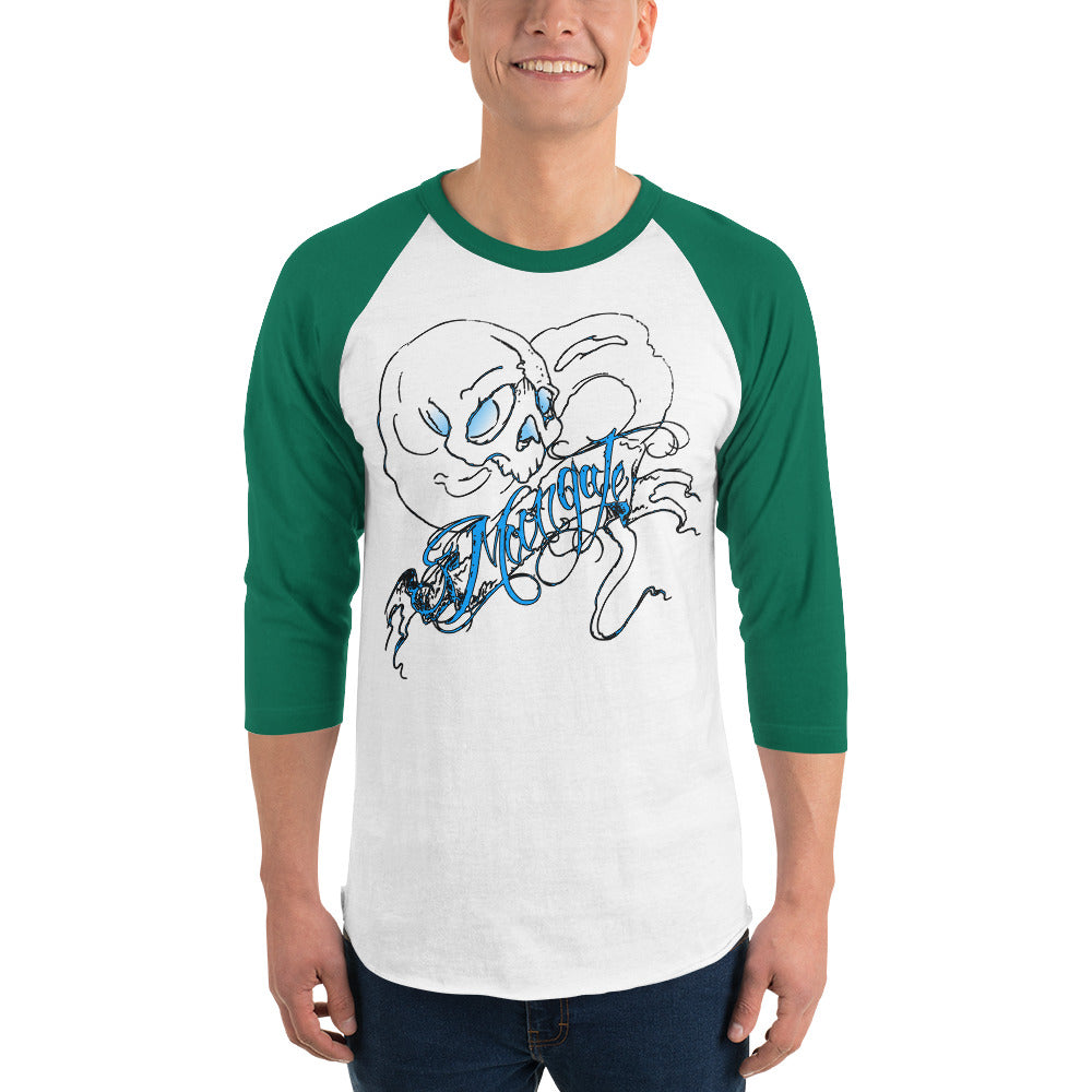 3/4 sleeve raglan shirt